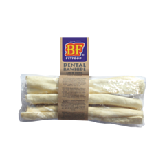 Biofood Dental Bone Dog Chew Rol 100% Beef Rawhide 3 pieces