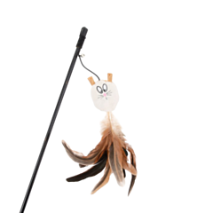 Great&Small Cat Dangler Mouse with Fetahters 50 cm