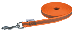 Petlando Training Leash Rubberised 5 m x 20 mm Orange