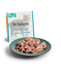 McAdams Wet Cat Food Free Range Turkey with Norwegian Salmon 100 g