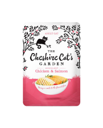 Cheshire Cat's Garden Nat Kattenvoer Kip & Zalm 85 g