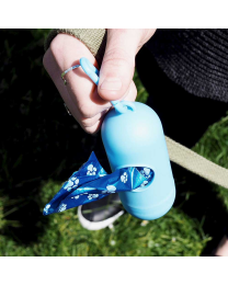 Great&Small  Poo Bags Blue Paw Print Dispenser incl. 2-pack