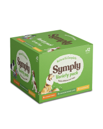 Symply Nat Hondenvoer Voordeelpack met Rijst 12 x 395 g