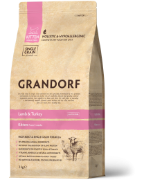 Grandorf Kattenbrokken Kitten Lam & Kalkoen 2 kg