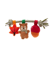 Great&Small Autumn Animals Squirrel Rope Dog Toy 30 cm