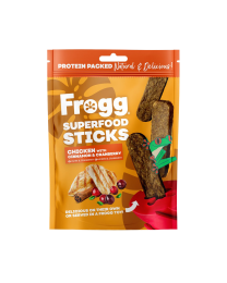 Frogg Superfood Sticks Hondensnacks met Kip, Veenbes & Kaneel 100 g