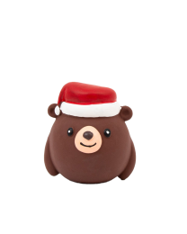 Great&Small Christmas Dog Toy Latex Brown Bear 9 cm