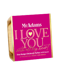 McAdams Valentine Wet Dog Food Free Range Chicken with Turkey & Heart 150 g