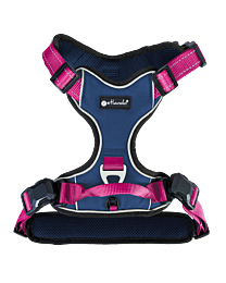 Petlando Magnetech Harness Navy & Fuchsia