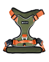 Petlando Magnetech Harness Olive & Orange