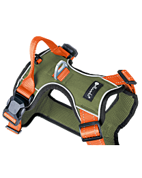 Petlando Magnetech Harness Olive & Orange