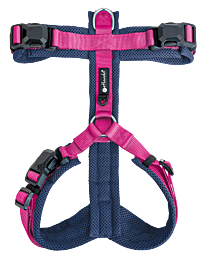 Petlando Magnetech Harness Y-comfort Navy & Fuchsia