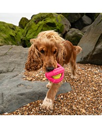 Frubba Hondenspeelgoed Cross Ball Roze 11 cm