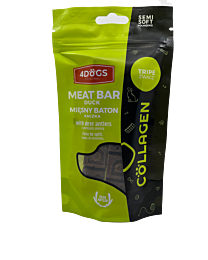 4Dogs Vleesbar Eend met Pens en Hertengeweipoeder 2 stuks 100 g