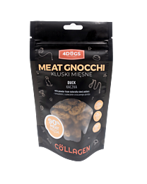 4Dogs Vlees Gnocchi Eend met Hertengewei 100g