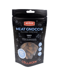 4Dogs Vlees Gnocchi Kalkoen met Hertengewei 100g