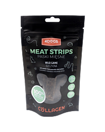 4Dogs Vleesrepen Hert met Hertengewei 100g