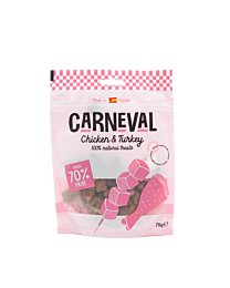 Carneval Trainingssnoepjes Kip & Kalkoen 75 g