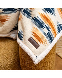 Great&Small Snuggle & Snooze Deken Aztec Print Sherpa 120 x 70 cm
