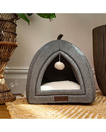 Great&Small Snuggle & Snooze Iglo Kattenmand 42 x 45 cm Grijs