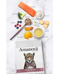 Amanova Kattenbrokken Sterilised Zalm Deluxe
