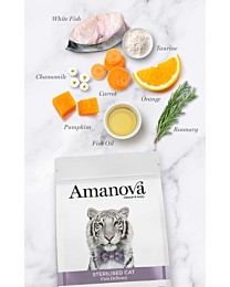 Amanova Kattenbrokken Sterilised Delicacy Vis