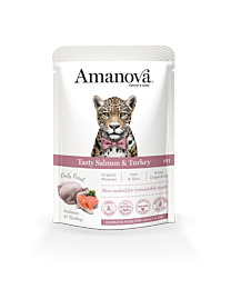Amanova Nat Kattenvoer Adult Tasty Zalm & Kalkoen 85 g
