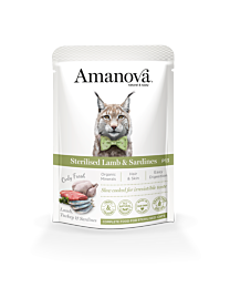 Amanova Nat Kattenvoer Adult Sterilised Lam & Sardines 85 g