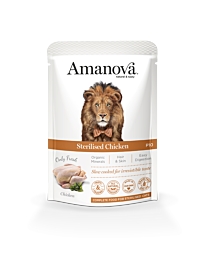 Amanova Nat Kattenvoer Adult Sterilised Kip 85 g