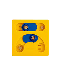 Pawzler Hondenpuzzel Kaya Pawzle Geel 1 stuk 12 cm