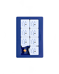 Pawzler Hondenpuzzel Louvre Pawzle Blauw 1 stuk 18 cm