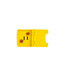 Pawzler Hondenpuzzel Zoey Pawzle Geel 4 stuks 6 cm