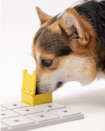 Pawzler Hondenpuzzel Zoey Pawzle Geel 4 stuks 6 cm