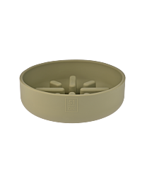 51DN Sili Slow Feeder Dog Bowl Khaki