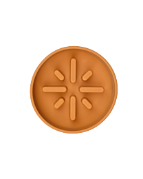 51DN Sili Slow Feeder Dog Bowl Ochre