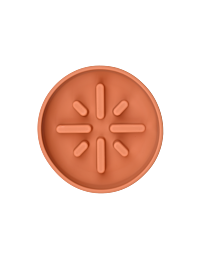 51DN Sili Anti-Schrok Voerbak Hond Terracotta