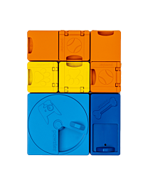 Pawzler Puzzle Feeder Rainbow Set 24 cm