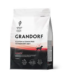 Grandorf Hepatic Hondenbrokken Kalkoen