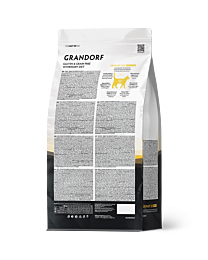 Grandorf Urinary Struviet/Oxalaat Moderate Calorie Kattenbrokken Kalkoen