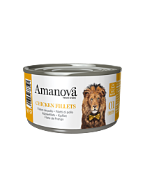 Amanova Nat Kattenvoer Kipfilets Bouillon 70 g