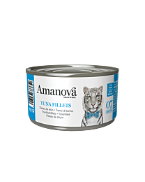 Amanova Nat Kattenvoer Tonijnfilets Bouillon 70 g