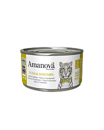 Amanova Nat Kattenvoer Tonijn & Garnaal Bouillon 70 g