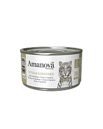 Amanova Nat Kattenvoer Tonijn & Sardine Gelei 70 g