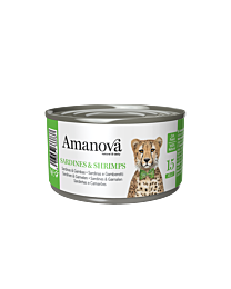 Amanova Nat Kattenvoer Sardine & Garnaal Gelei 70 g
