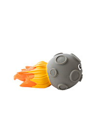 Great&Small Dog Toy Cosmic Chums Latex Meteor 13 cm