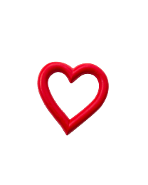 Great&Small Dog Toy Puppy Love Rubber Heart 13 cm