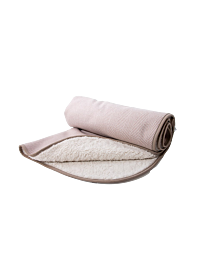 Great&Small Hawkhurst Laurence Herringbone Blanket with Soft Sherpa