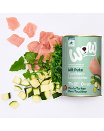 WOW Nat Hondenvoer Adult Kalkoen