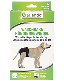 Vetlando Wasbare Luier voor Teefjes L