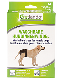 Vetlando Wasbare Luier voor Teefjes M